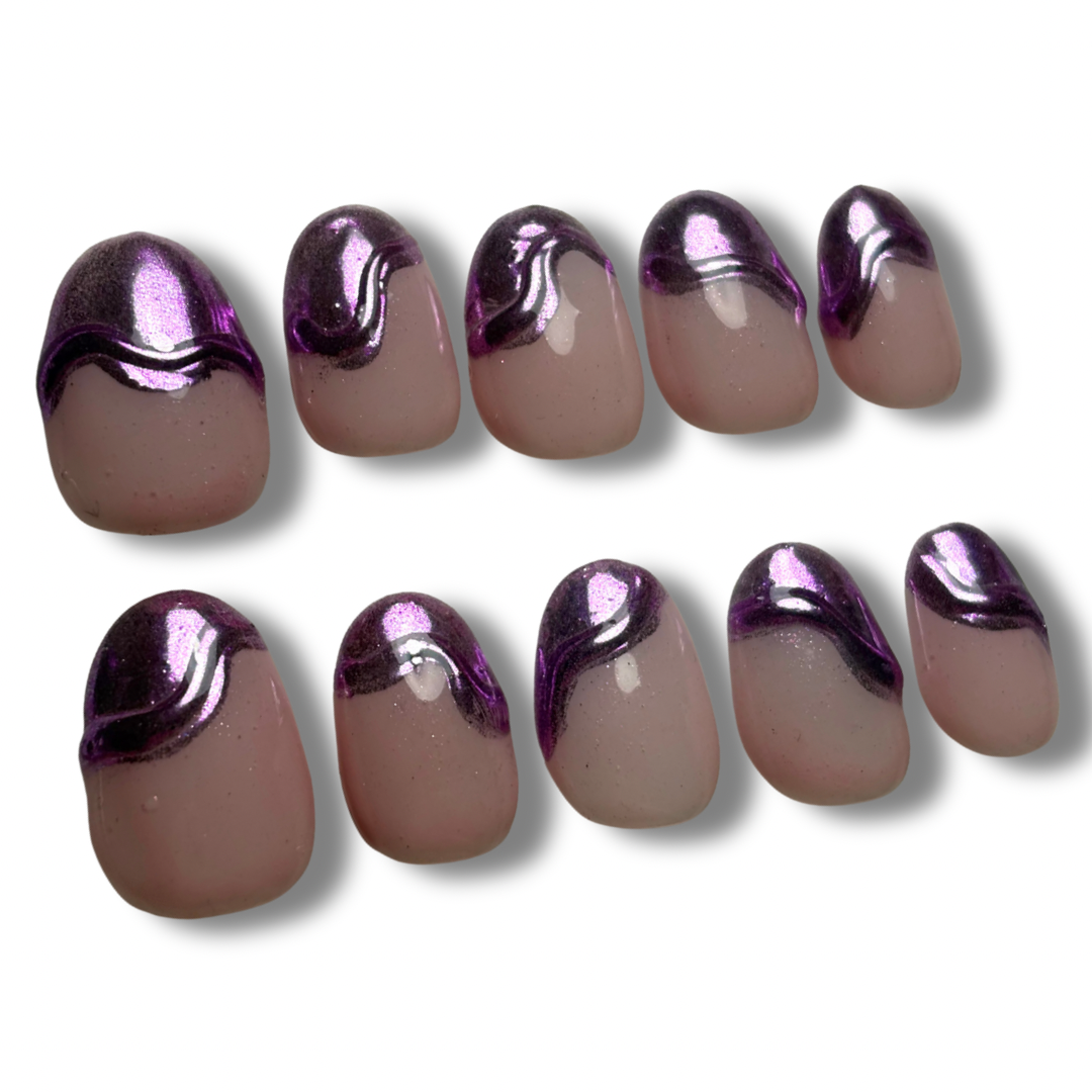 Purple Chrome Waves