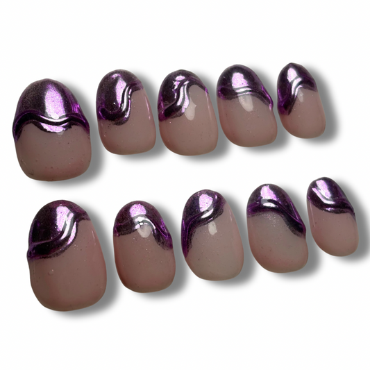 Purple Chrome Waves