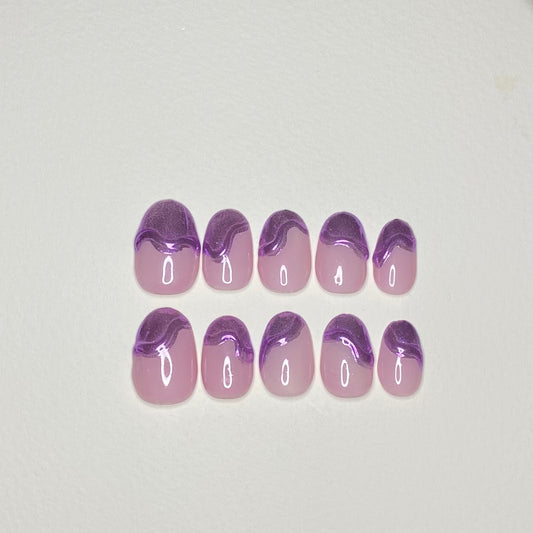 Purple Chrome Waves