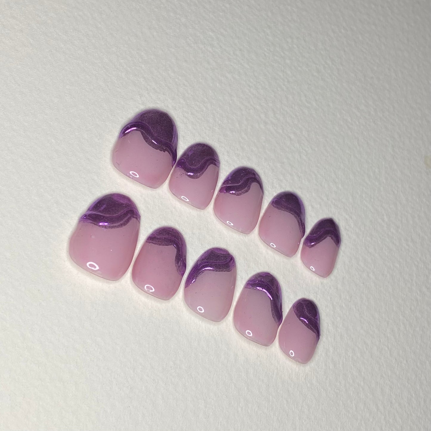Purple Chrome Waves