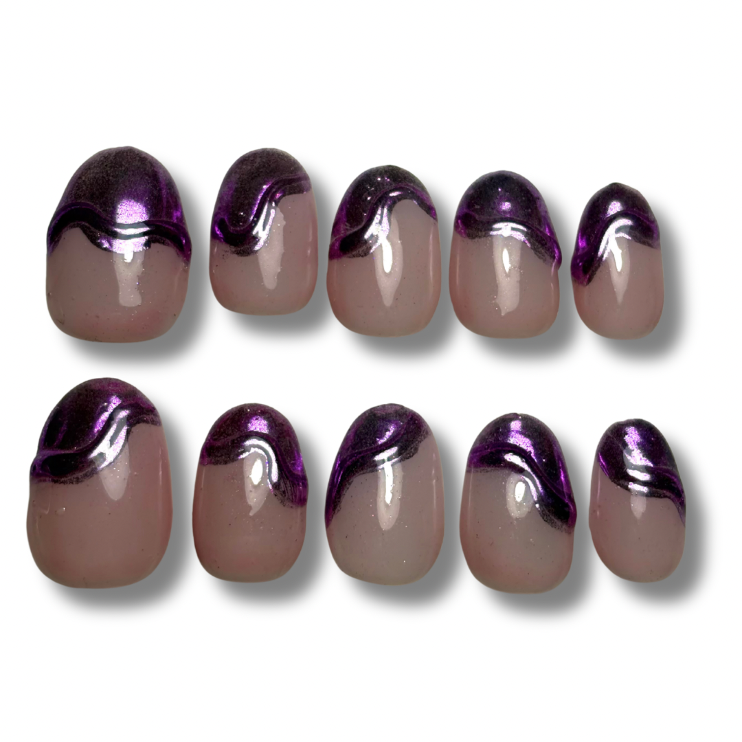 Purple Chrome Waves